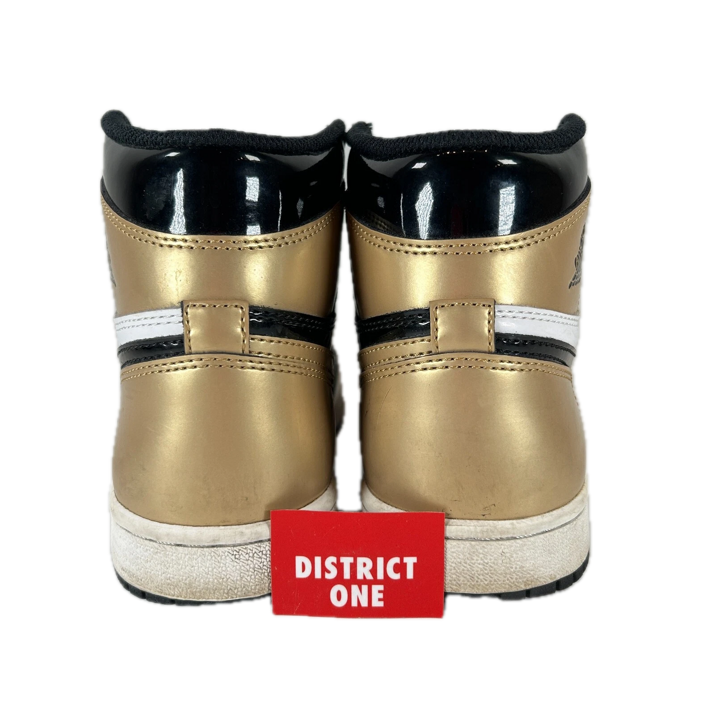 861428 007 Jordan 1 Retro High NRG Patent Gold Toe [USED] - 5 M (Used) (Missing Insoles)