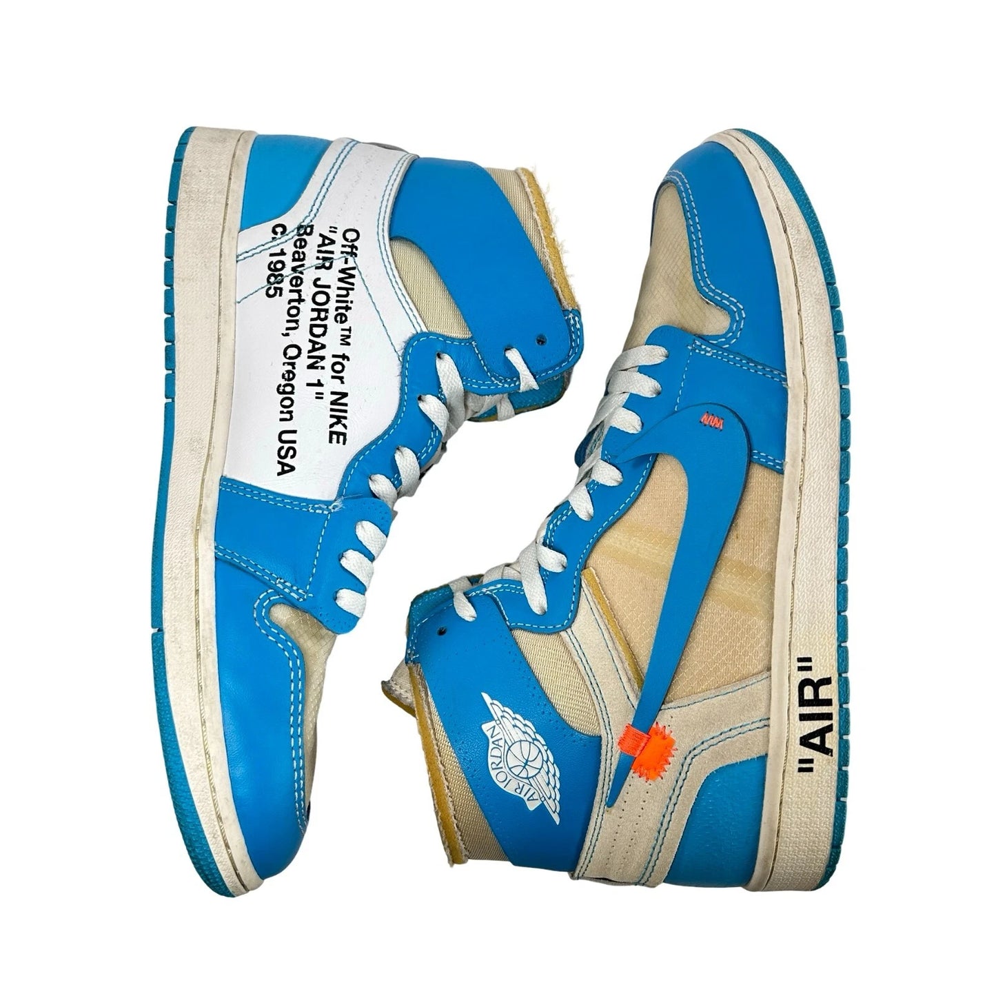 AQ0818 148 Jordan 1 Retro High Off-White UNC [USED] - 11 M (Used4)