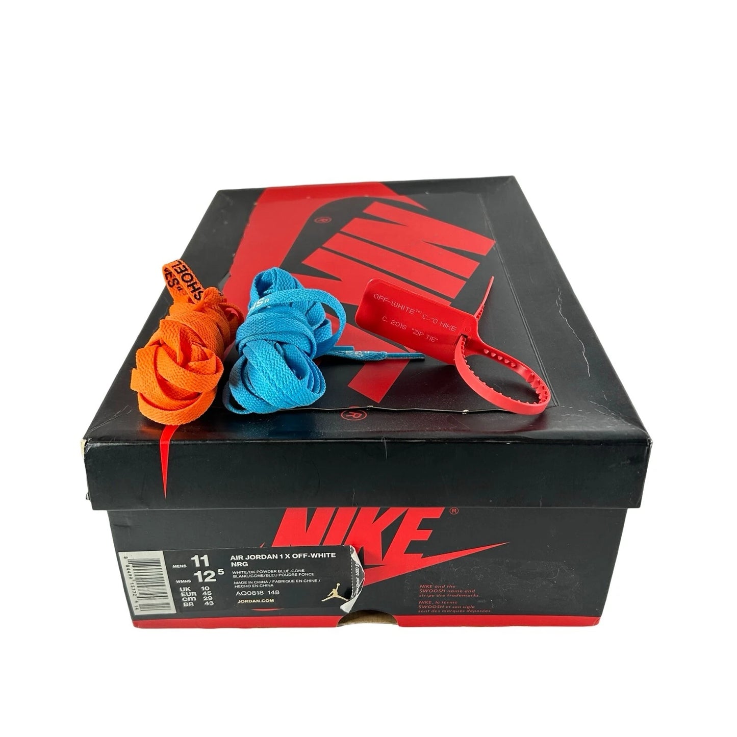 AQ0818 148 Jordan 1 Retro High Off-White UNC [USED] - 11 M (Used4)