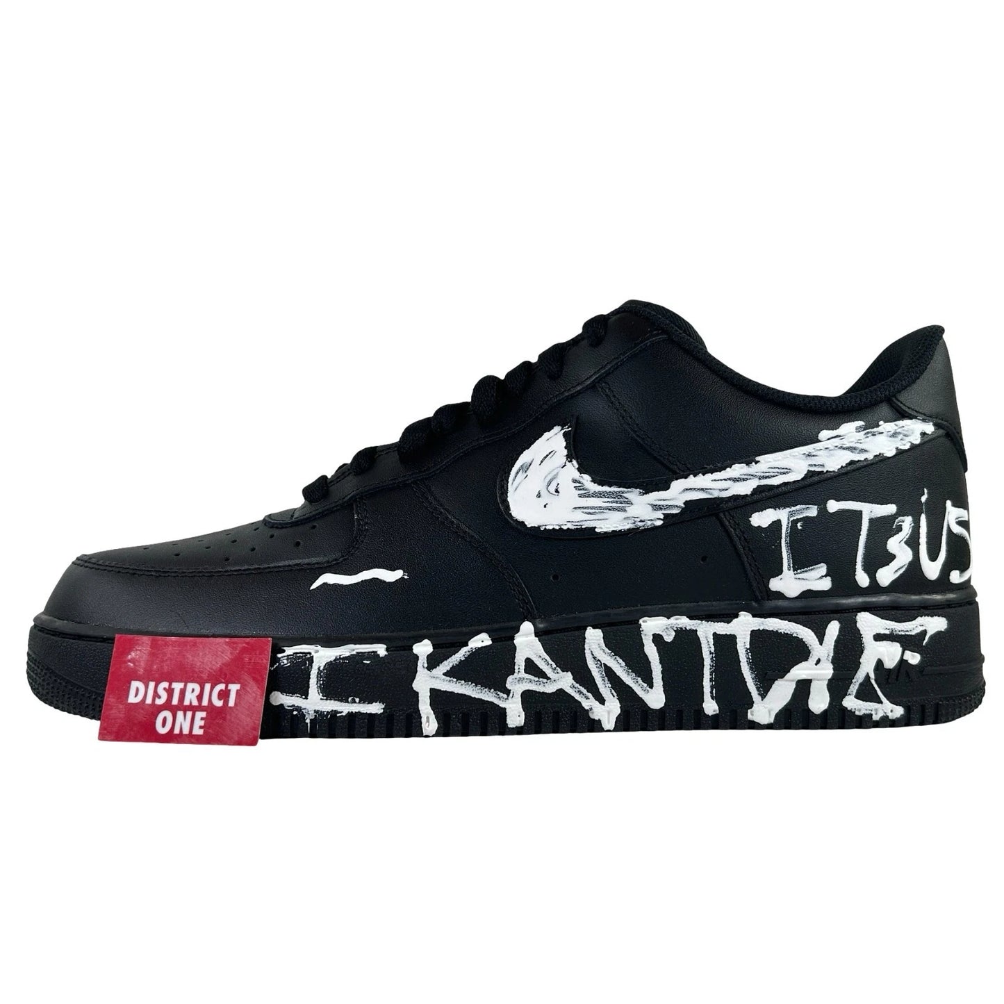 CW2288 001 Nike Air Force 1 Low '07 Slawn Lil Yatchy NYC Exclusive Black White