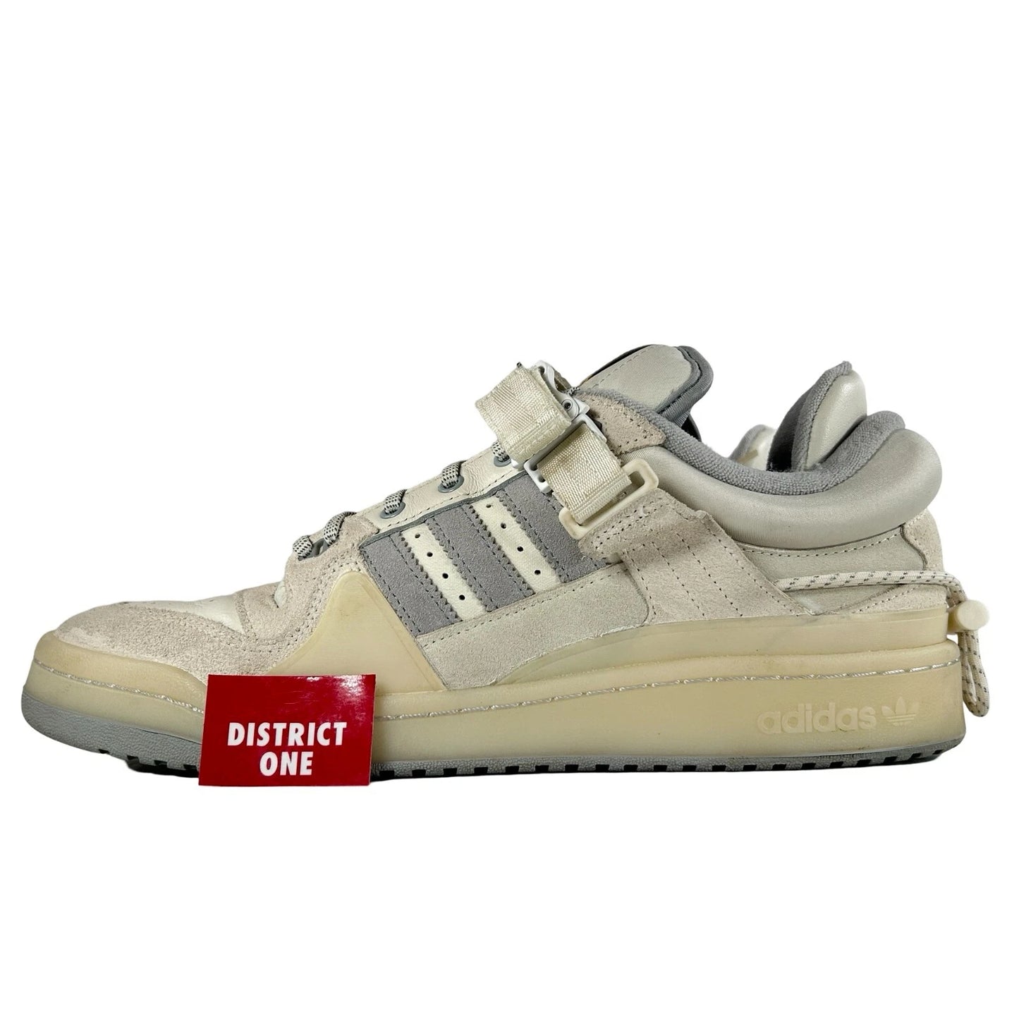 HQ2153 adidas Forum Buckle Low Bad Bunny Last Forum [USED] - 12 M (Used)