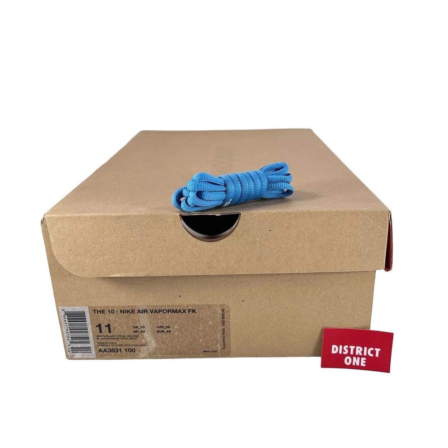 AA3831 100 Nike Air VaporMax Off-White (2018) - 11 M (Yellowing)