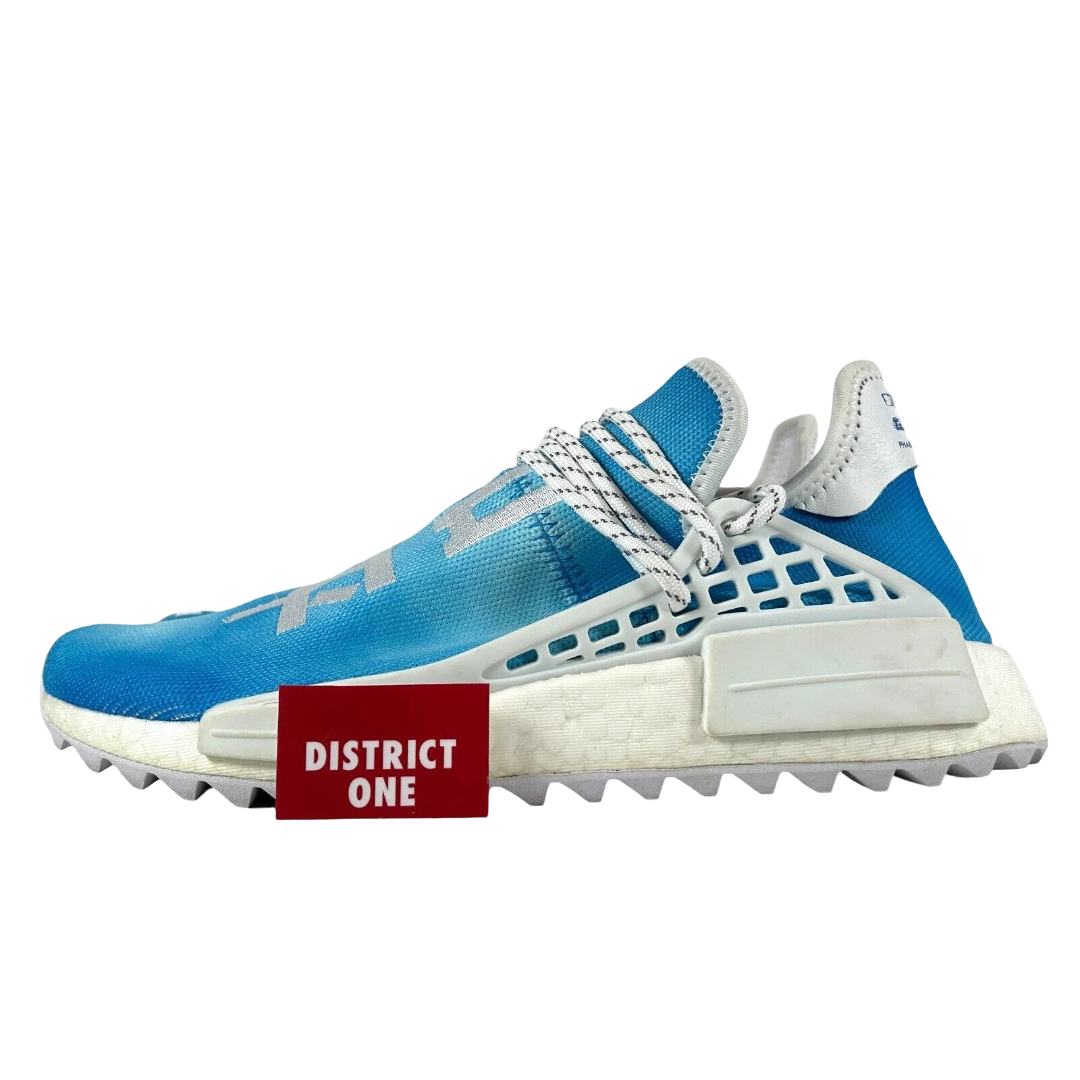 F99763 adidas Pharrell NMD HU China Pack Peace (Blue) [USED] - 7 M (used) (No Box)
