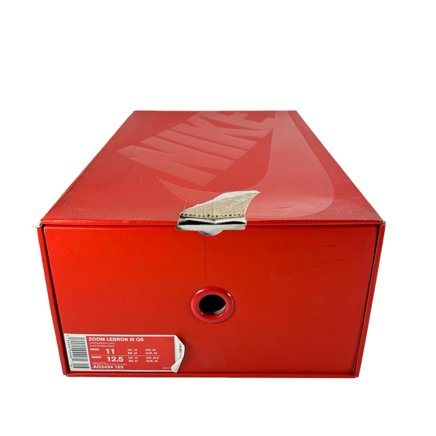 AO2434 103 Nike LeBron 3 Midnight Navy (2019) [USED] - 11 M (Used)