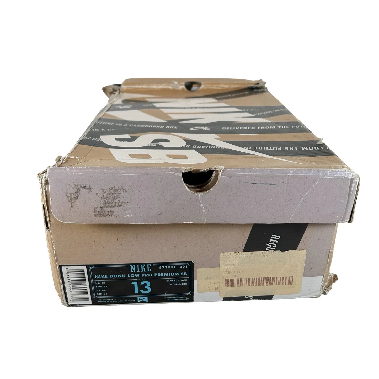 573901 001 Nike SB Dunk Low Levis Black Denim [USED] - 13 M (Used)