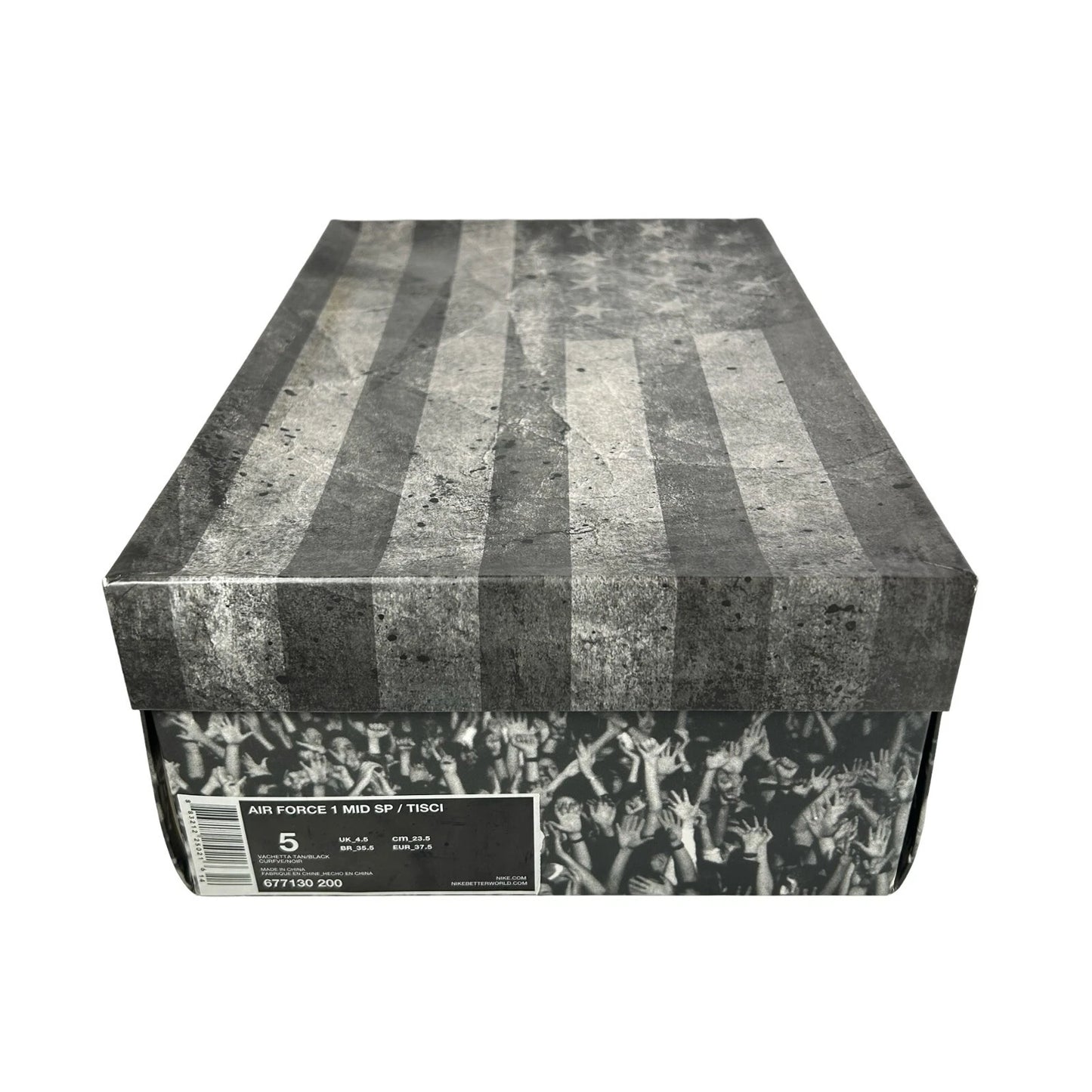 677130 200 Nike Air Force 1 Mid Tisci Tan [USED] - 5 M (Used)