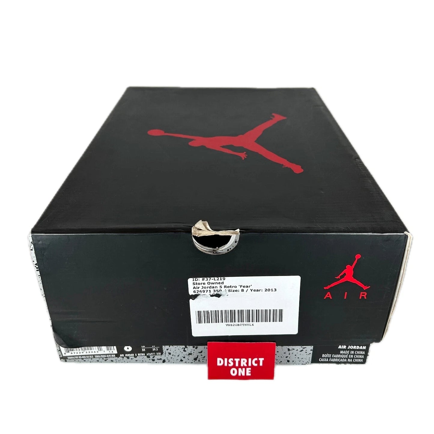 626971 350 Jordan 5 Retro Fear Pack (2013) [CONDITIONAL] - 8 M (Soles Yellowing)