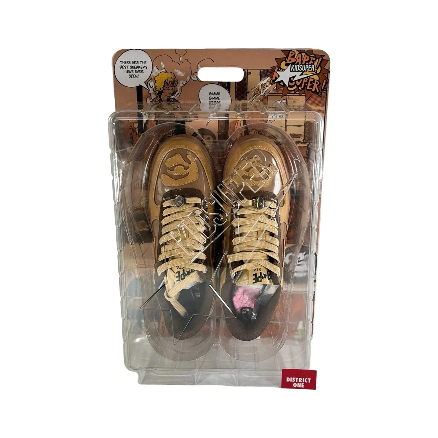 1L23191912 KidSuper A Bathing Ape BAPE Sta Brown