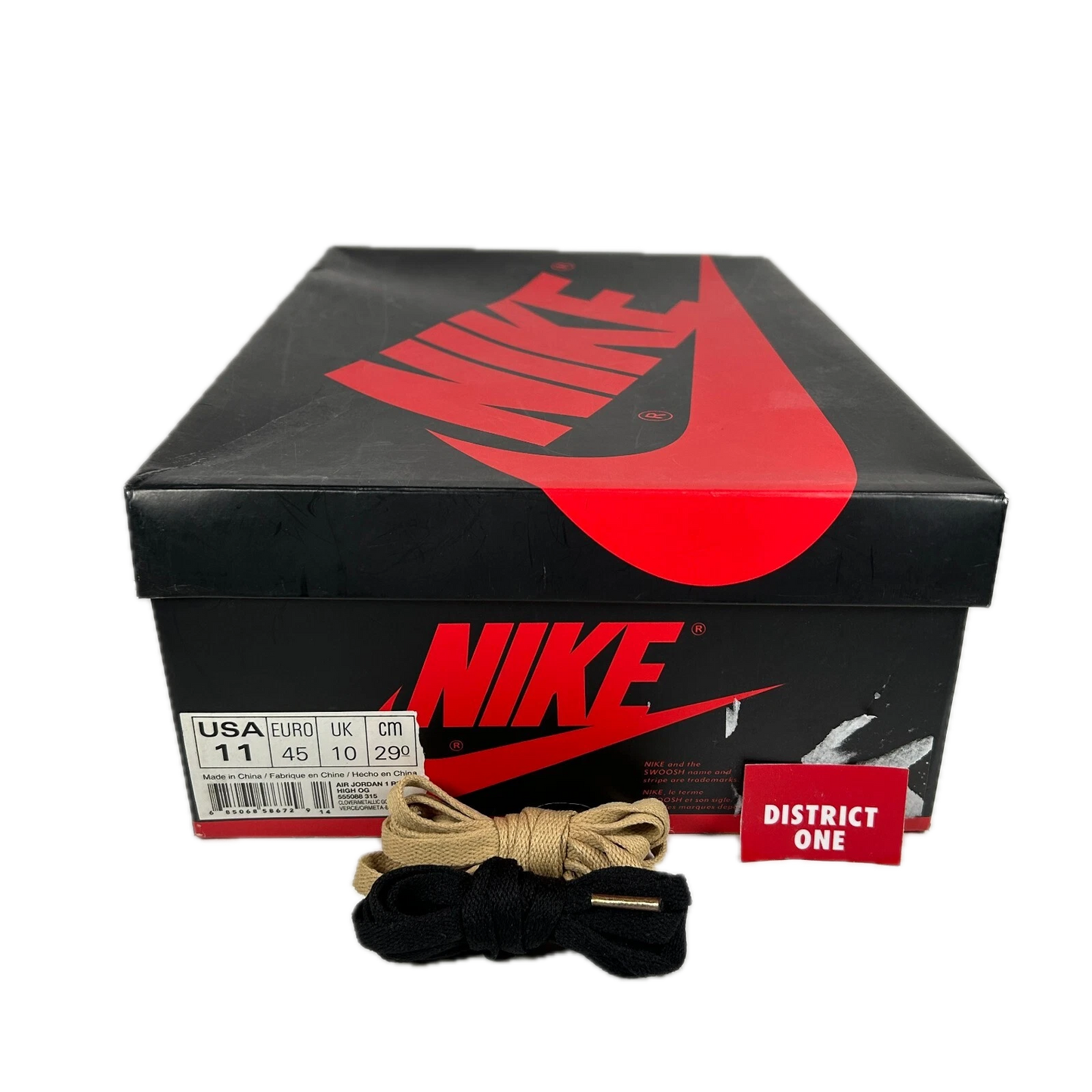 555088 315 Jordan 1 Retro High OG Celtics 2013 [USED] - 11 M (Used)