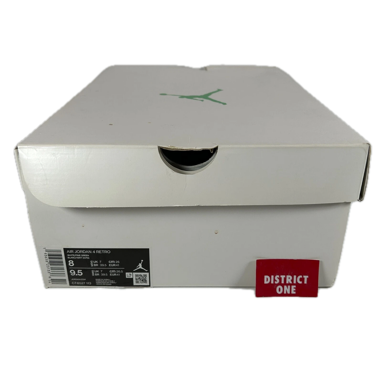 CT8527 113 Jordan 4 Retro Metallic Green [USED] - 8 M (Used)