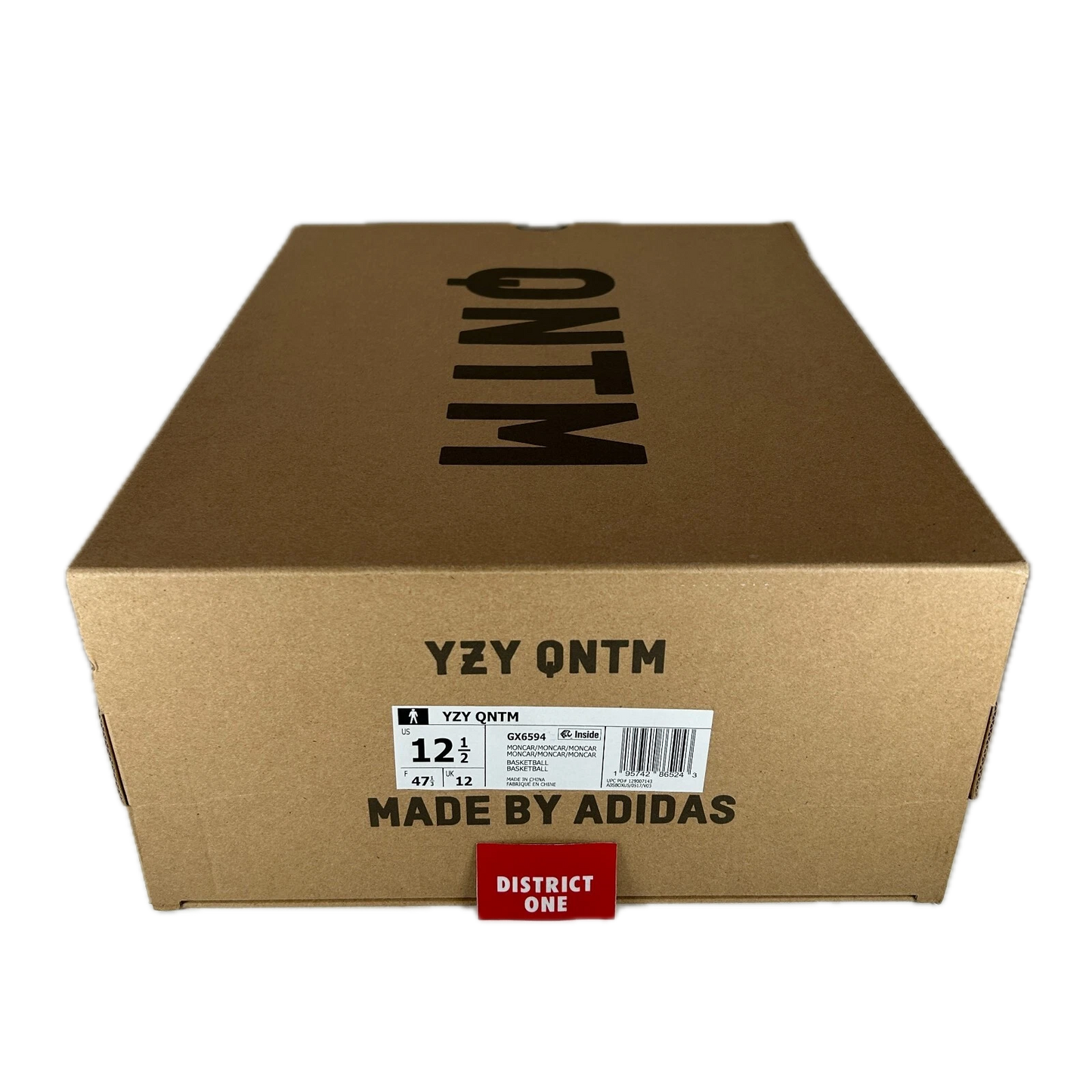 GX6594 Adidas Yeezy QNTM Mono Carbon [USED] - 12.5 M (Used)