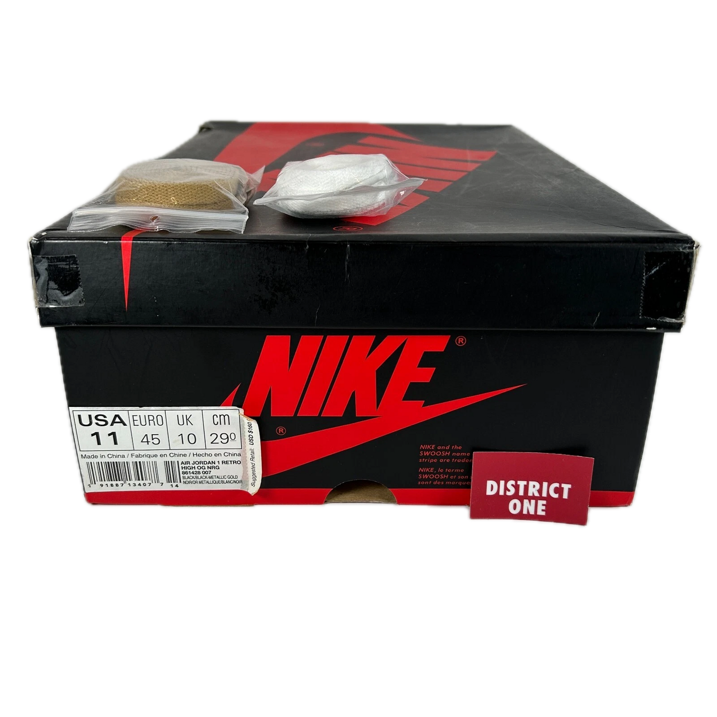 861428 007 Jordan 1 Retro High NRG Patent Gold Toe [USED] - 11 M (Used8)