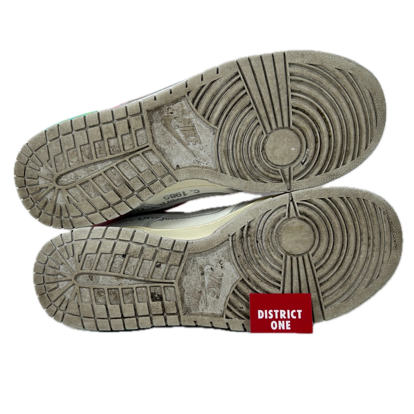 DM1602 109 Nike Dunk Low Off-White Lot 9 [USED] - 12 M (Used)