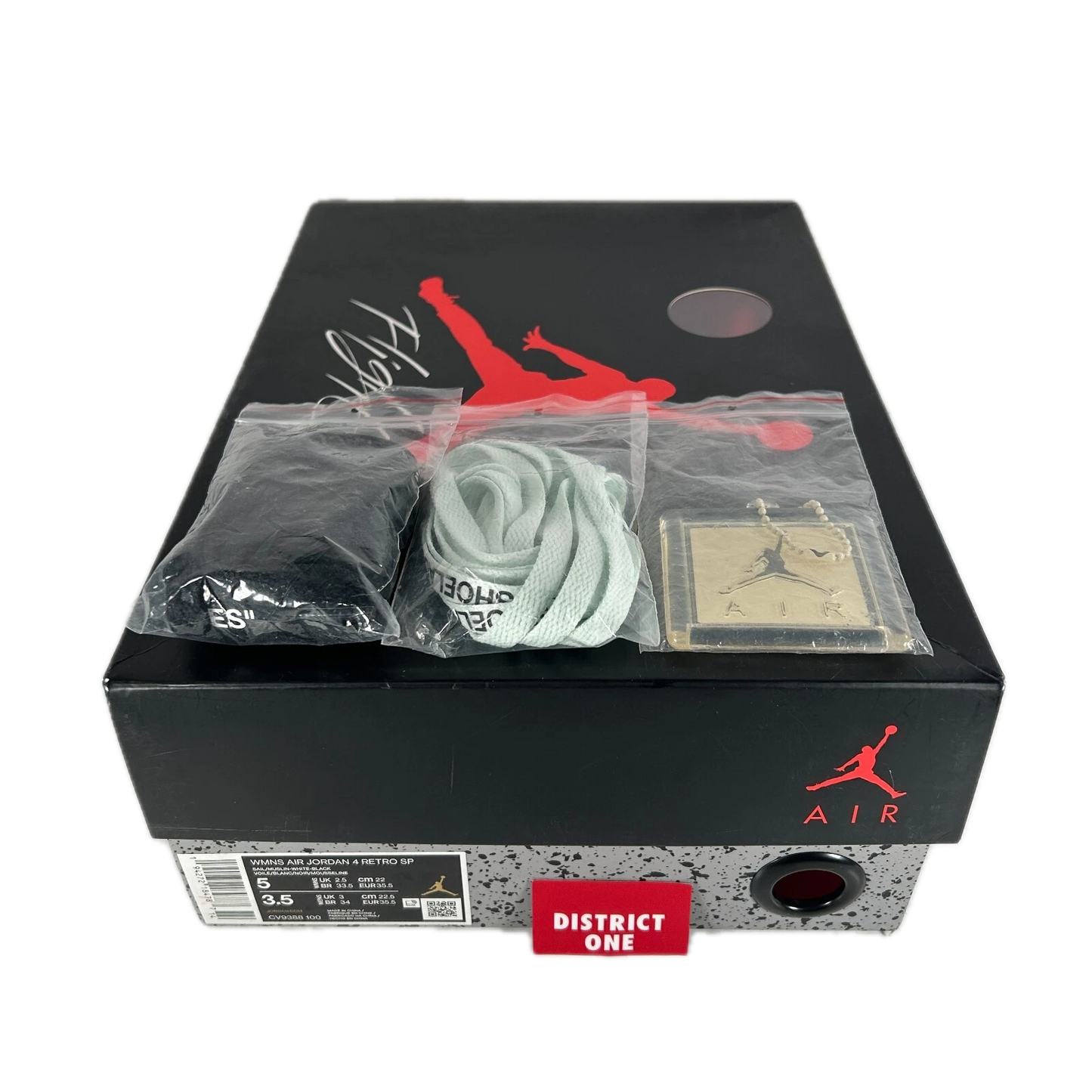 CV9388 100 Jordan 4 Off-White Sail [USED] - 5 W (Used)