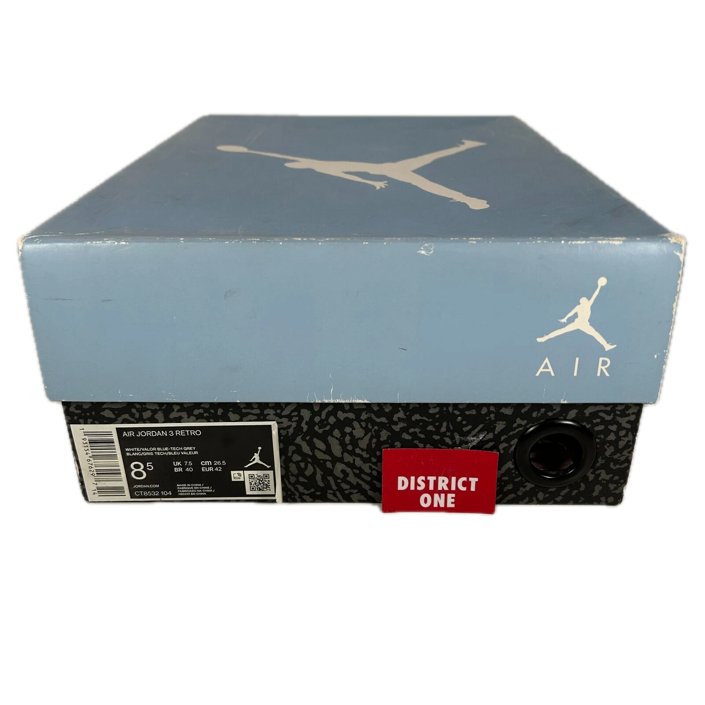 CT8532 104 Jordan 3 Retro UNC (2020) [USED] - 8.5 M (Used3)