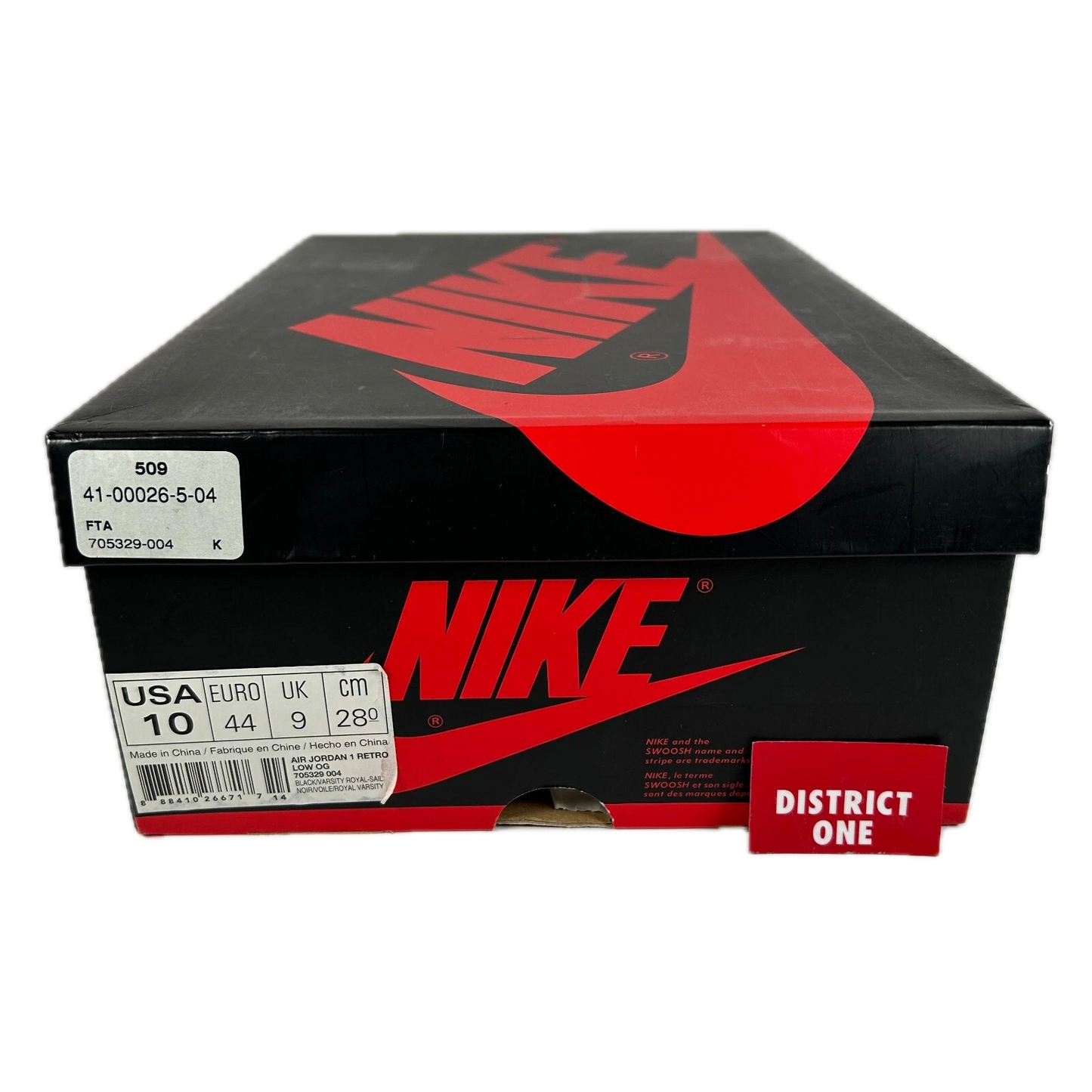 705329 004 Jordan 1 Retro Low Royal (2015) [USED] - 10 M (Used)