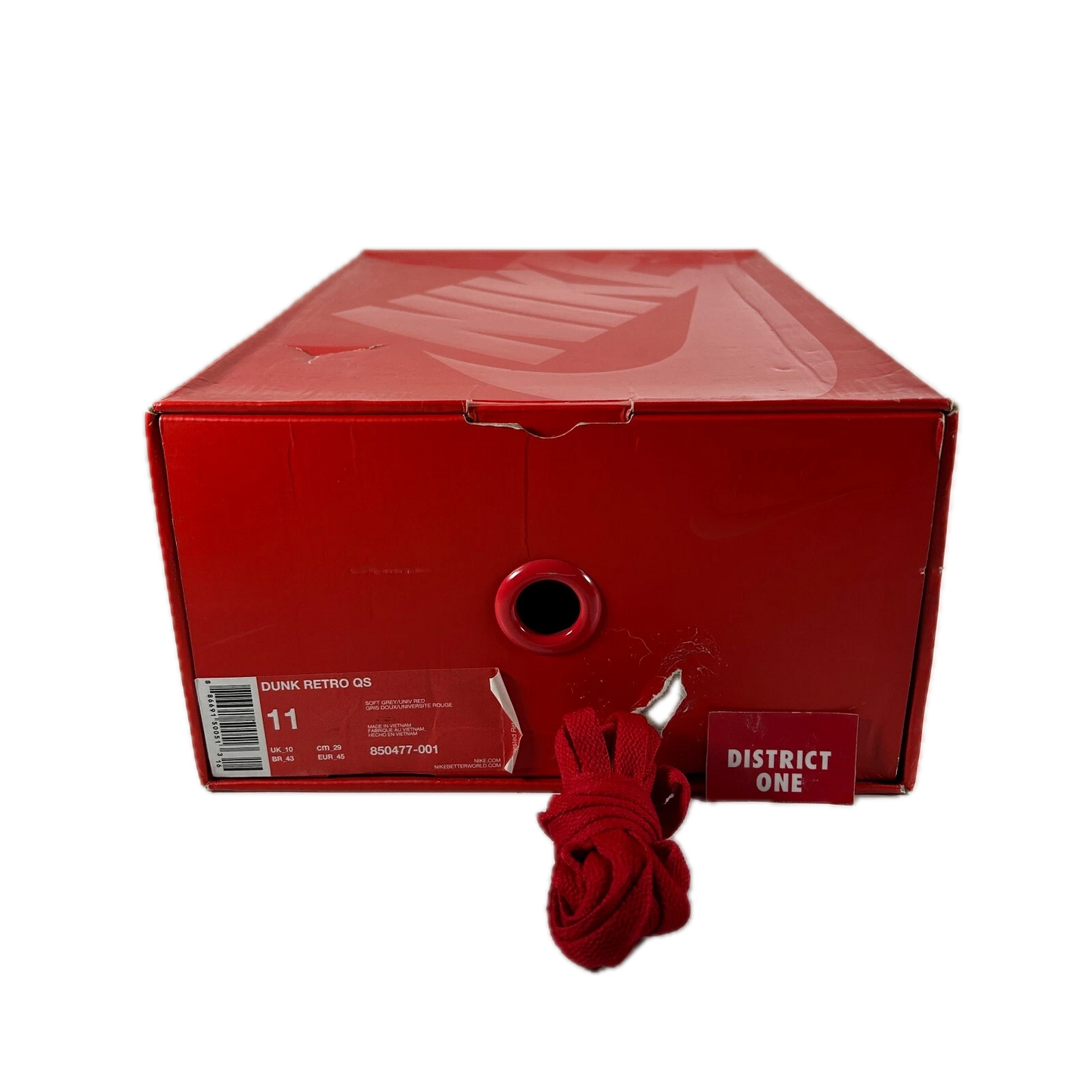 850477 001 Nike Dunk High UNLV (2016) [USED] - 11 M (Used)