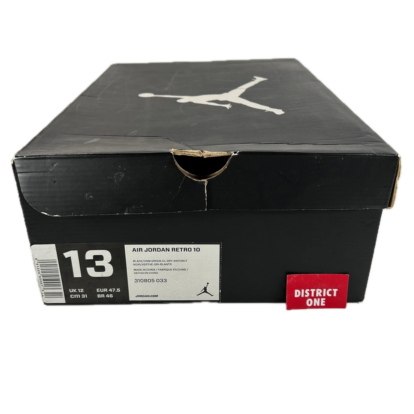 310805 033 Jordan 10 Retro Venom Green (2014) [USED] - 13 M (Used)