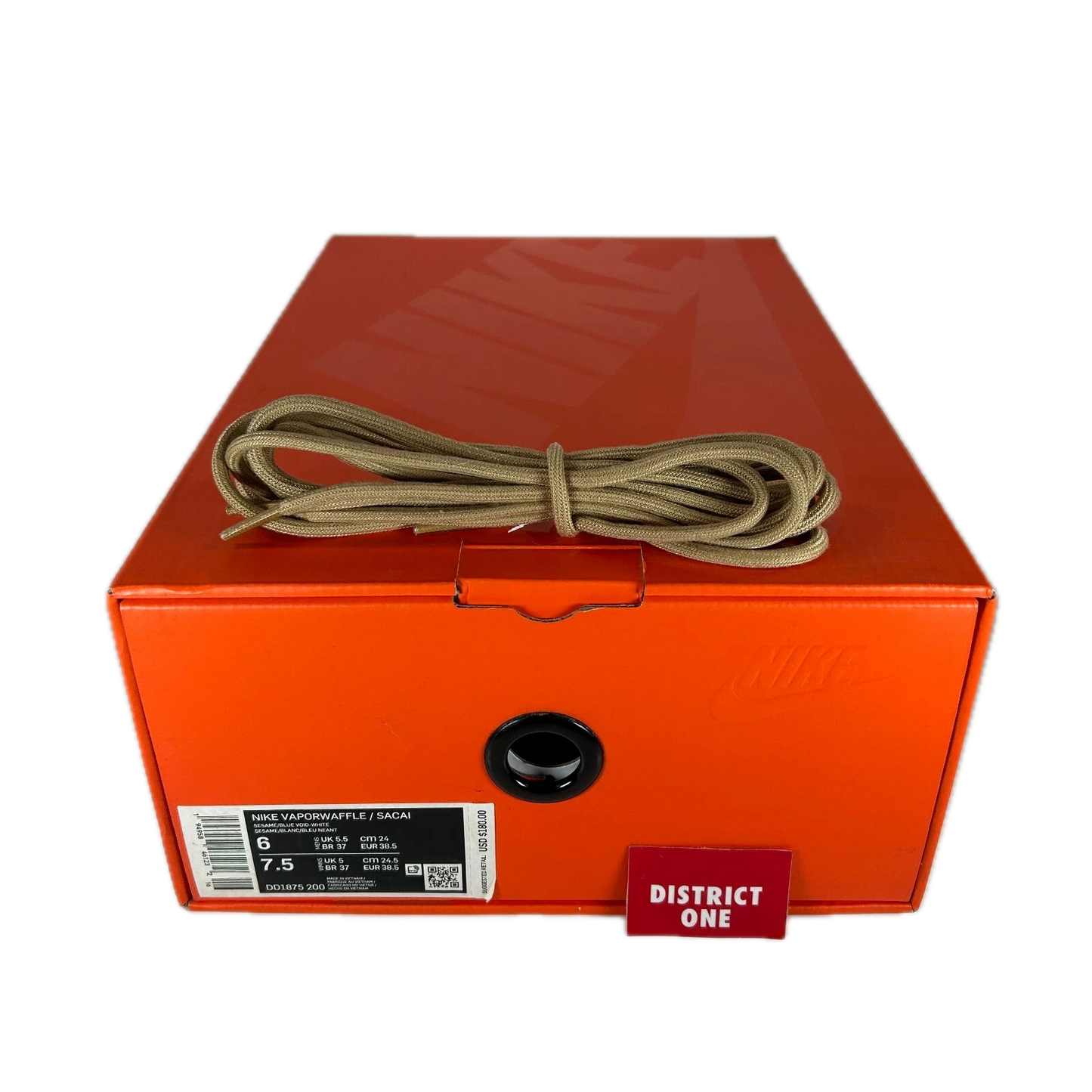 DD1875 200 Nike Vaporwaffle sacai Sesame Blue Void [USED] - 6 M (VNDS)