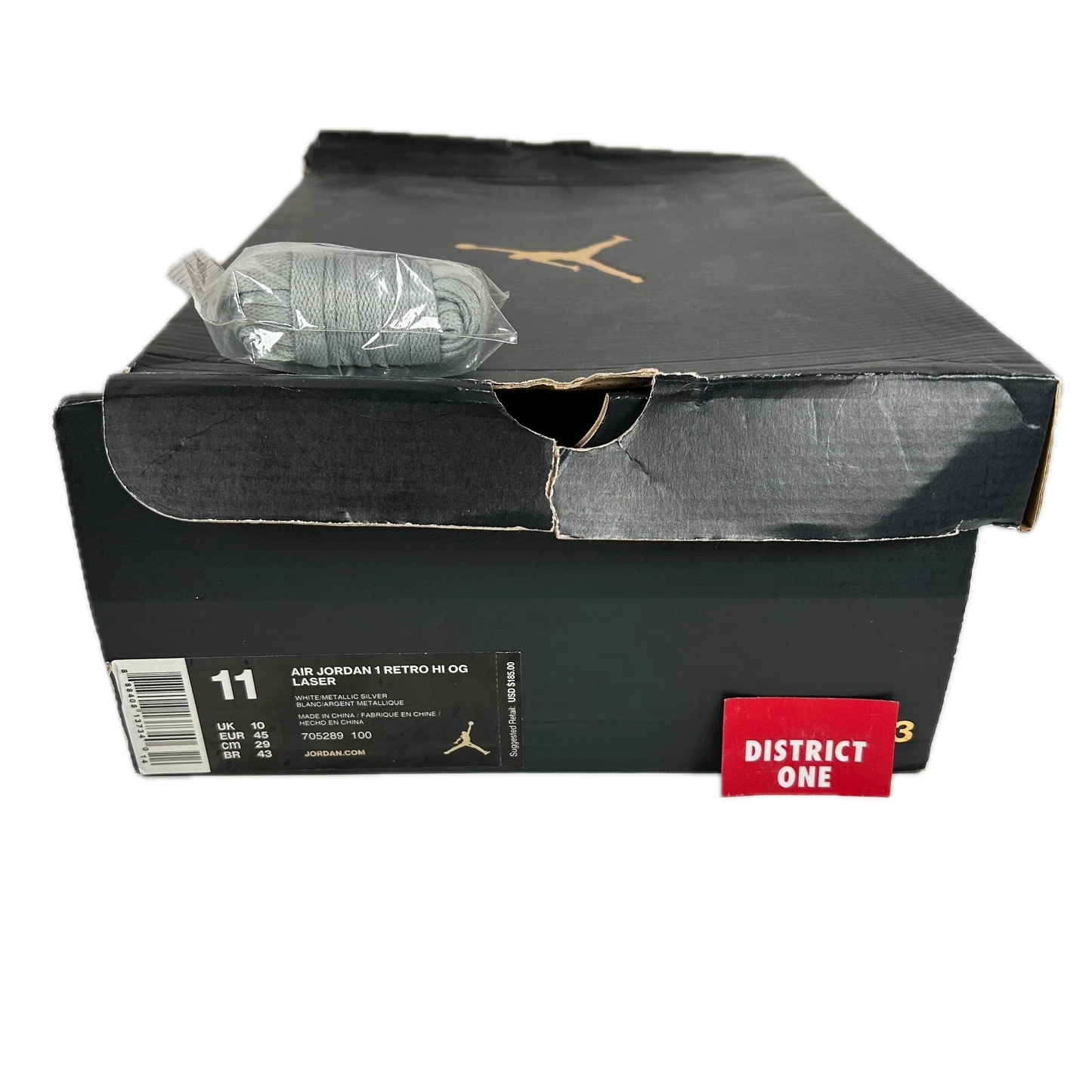 705289 100 Jordan 1 Retro 30th Anniversary Laser (2015) [USED] - 11 M (Used)