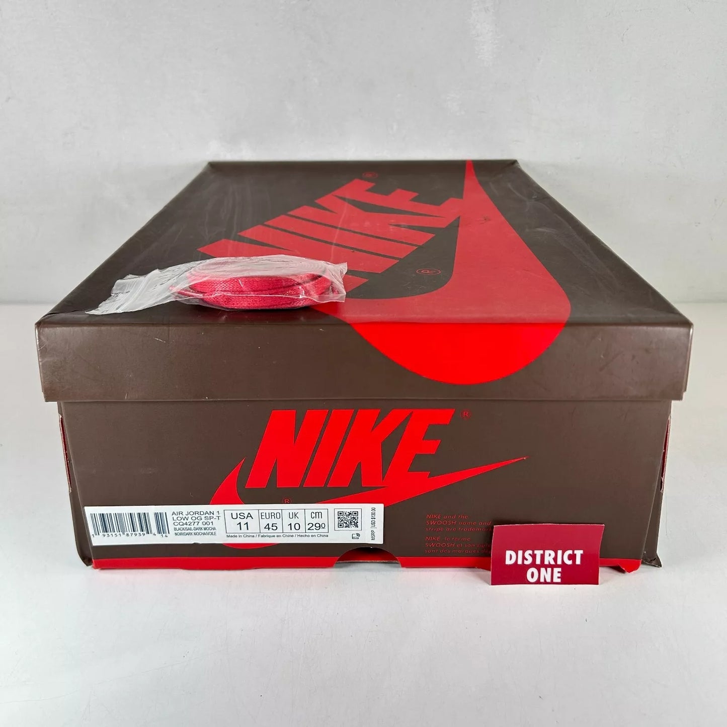 CQ4277 001 Jordan 1 Low Travis Scott Mocha [USED] - 11 M (Used2)