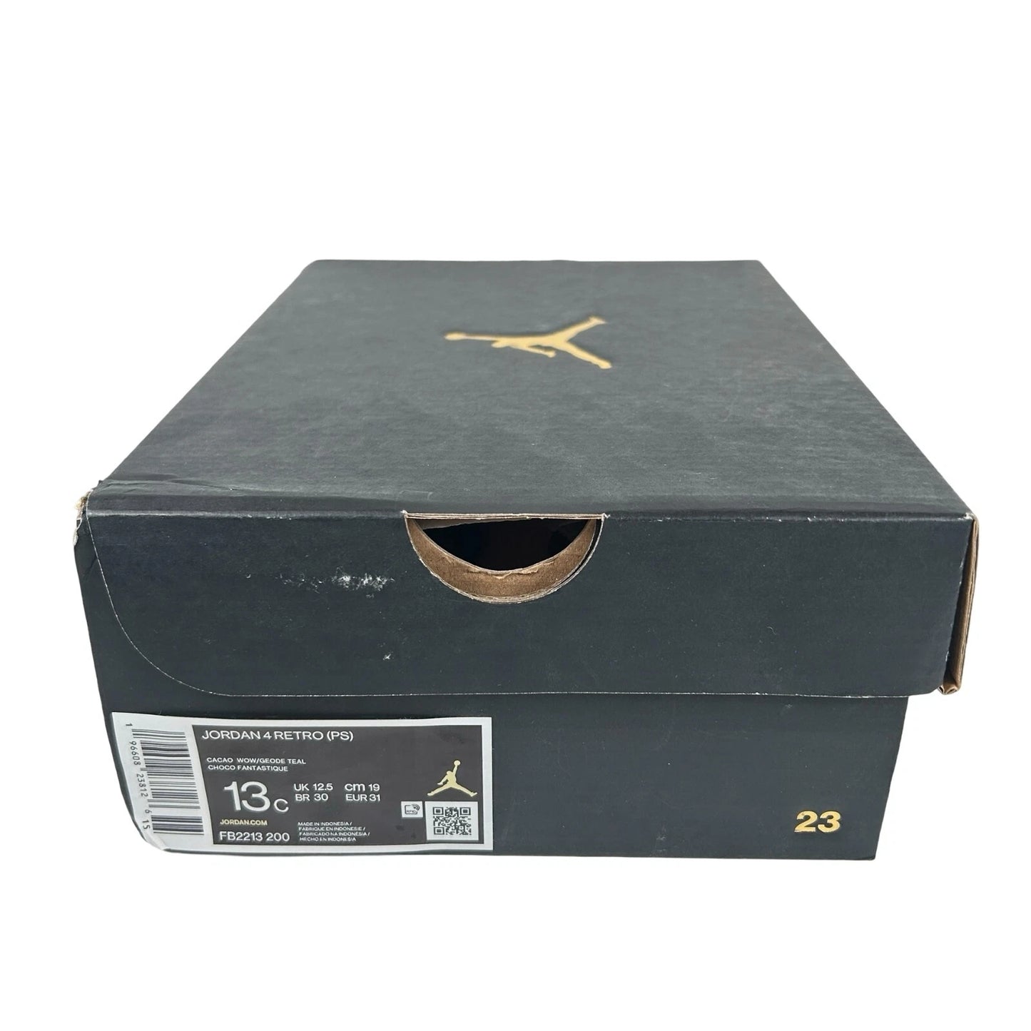 FB2213 200 Jordan 4 Retro Cacao Wow (PS) - 13 C (Mark on Right Toebox) (Damaged Box)