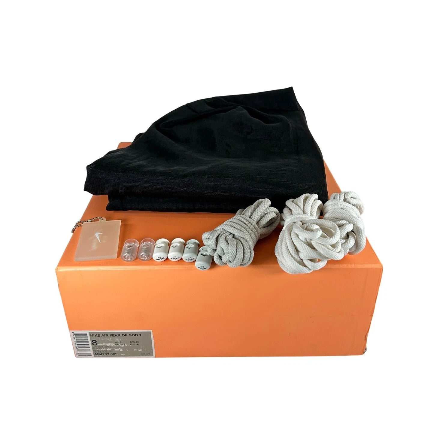 AR4237 002 Nike Air Fear Of God 1 Light Bone [CONDITIONAL] - 8 M (Soles Slightly Yellowing)