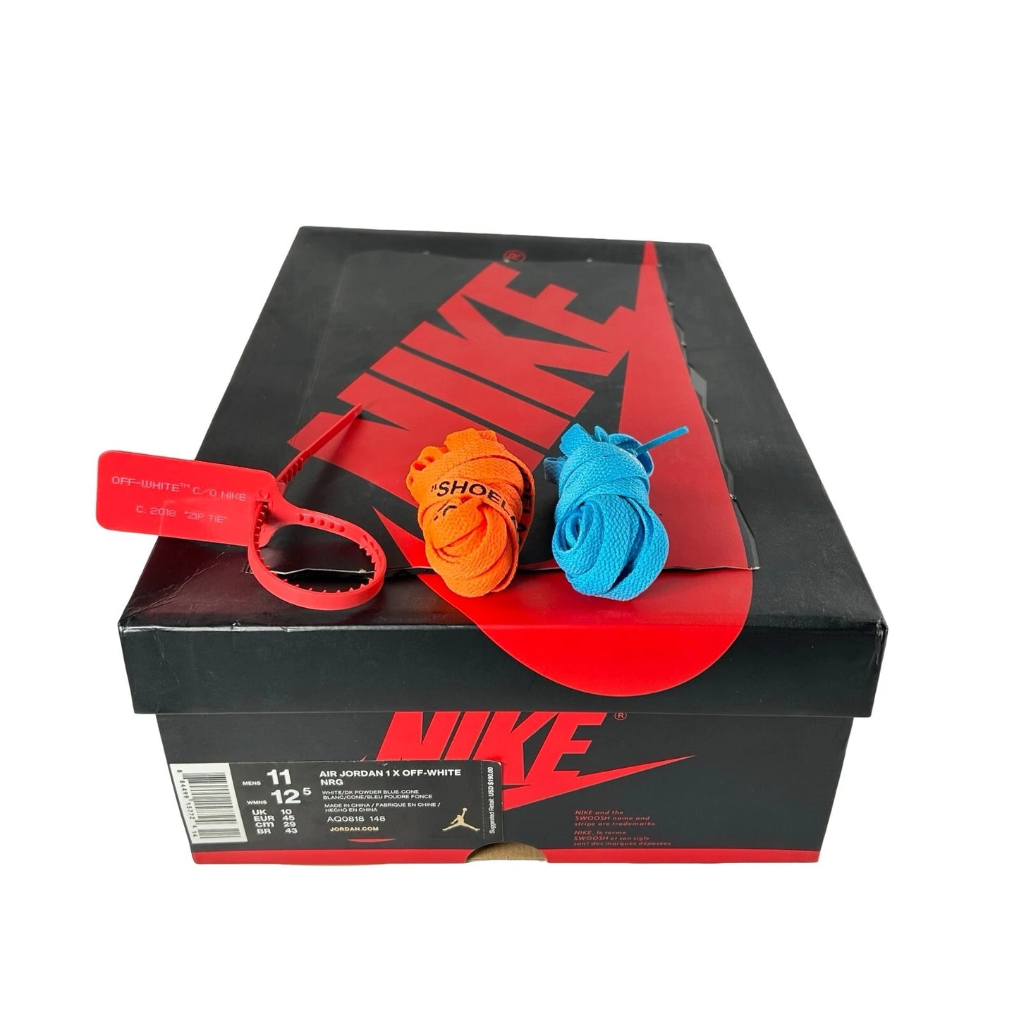 AQ0818 148 Jordan 1 Retro High Off-White UNC [USED] - 11 M (VNDS)