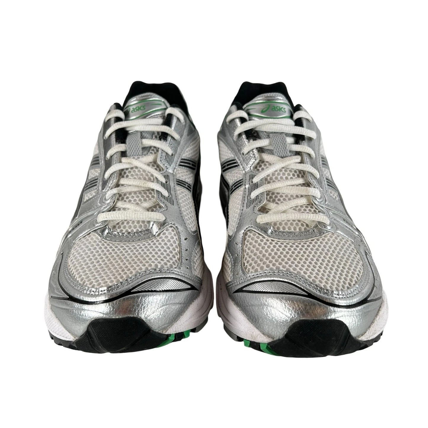 1201A019 110 ASICS Gel-Kayano 14 White Malachite Green [USED] - 13 M (Used) (No Box2)