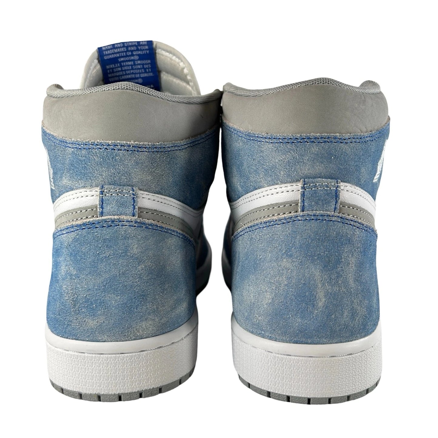 555088 402 Jordan 1 Retro High Hyper Royal Smoke Grey - 12 M (Stain on Tongue) (Replace Box)