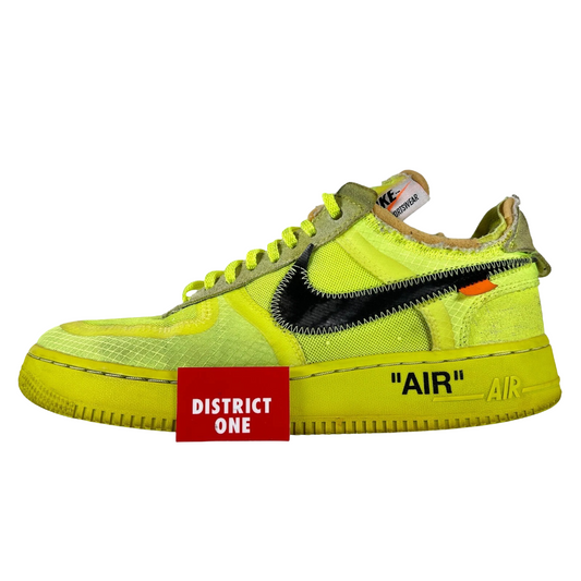 AO4606 700 Nike Air Force 1 Low Off-White Volt [USED] - 7.5 M (Used)