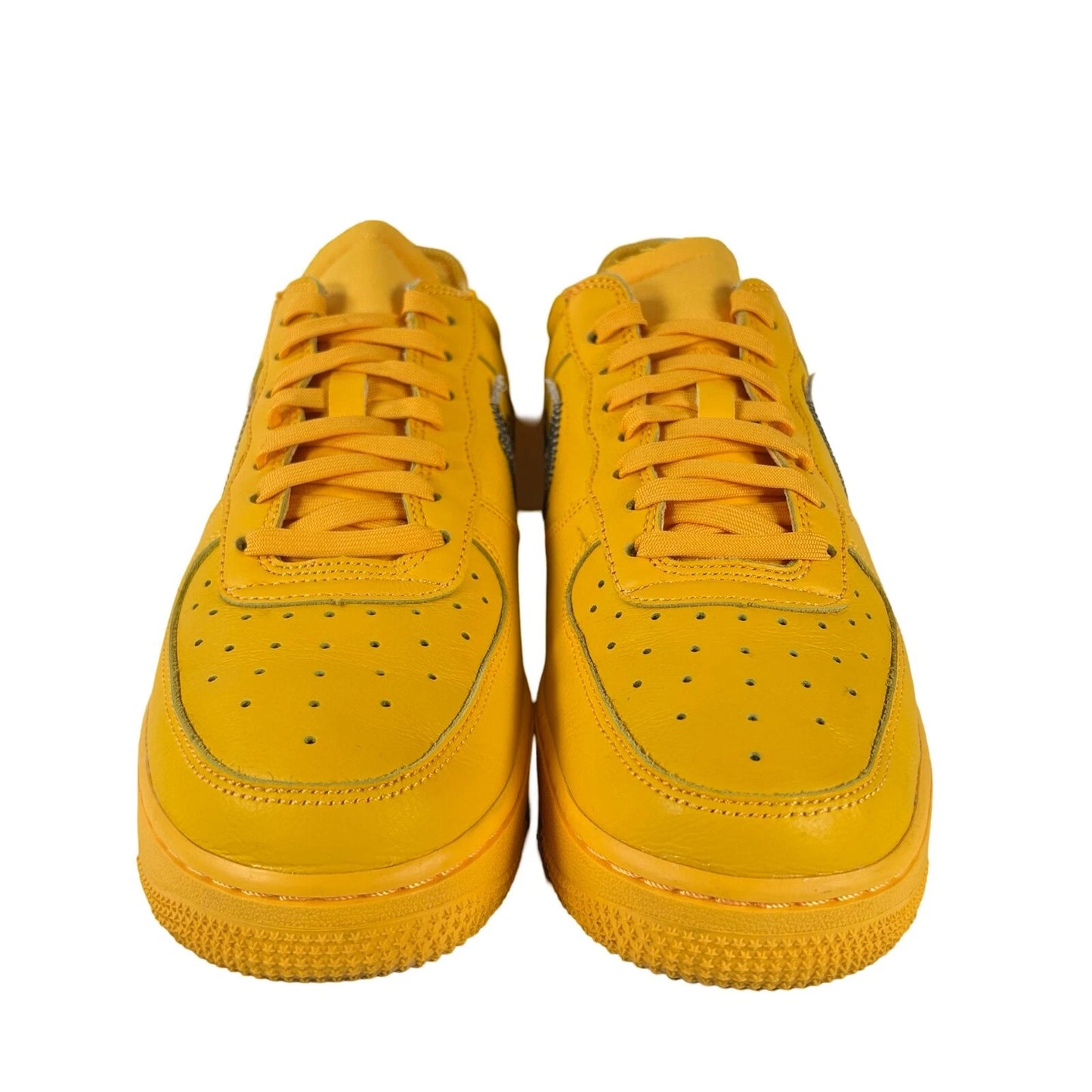 DD1876 700 Nike Air Force 1 Low Off-White ICA University Gold [USED] - 7 M (Used)