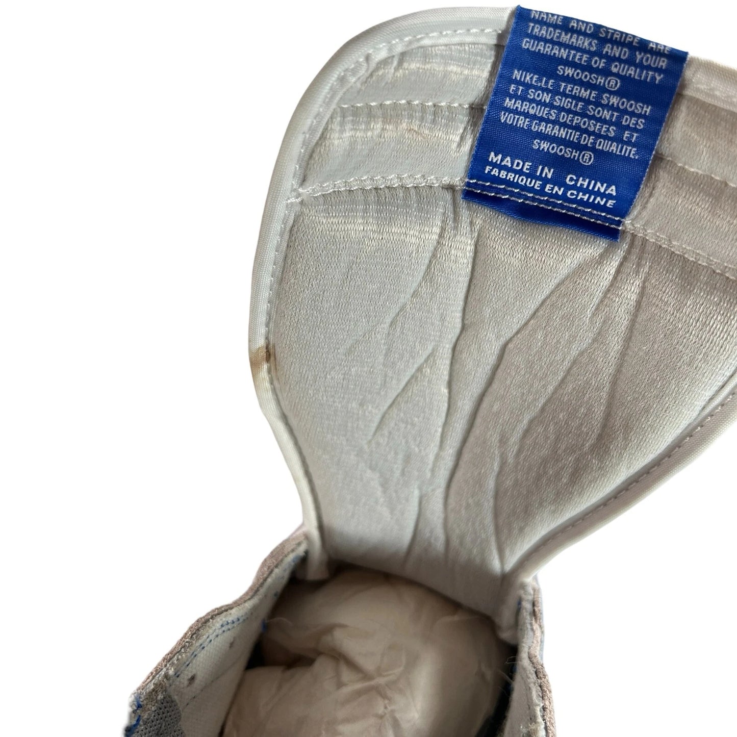 555088 402 Jordan 1 Retro High Hyper Royal Smoke Grey - 12 M (Stain on Tongue) (Replace Box)