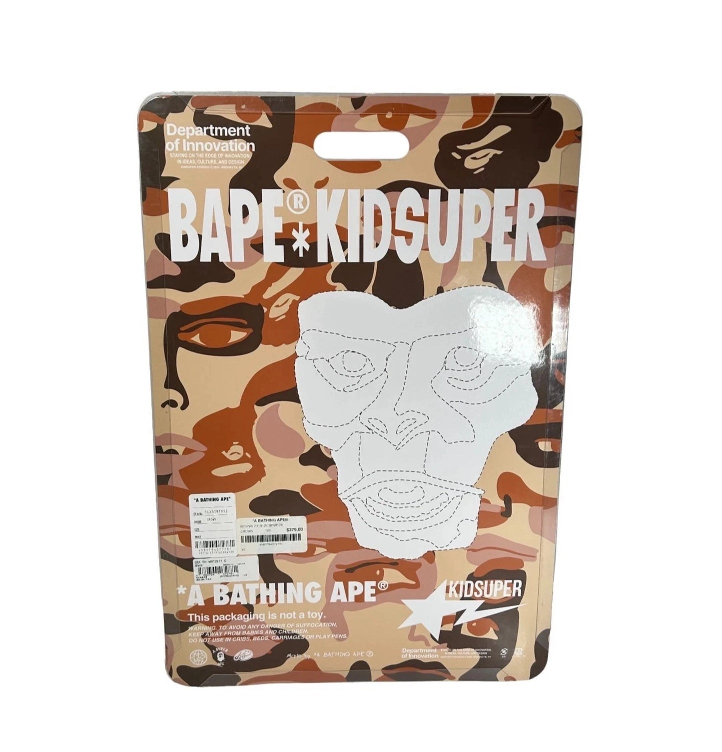 1L23191912 KidSuper A Bathing Ape BAPE Sta Brown