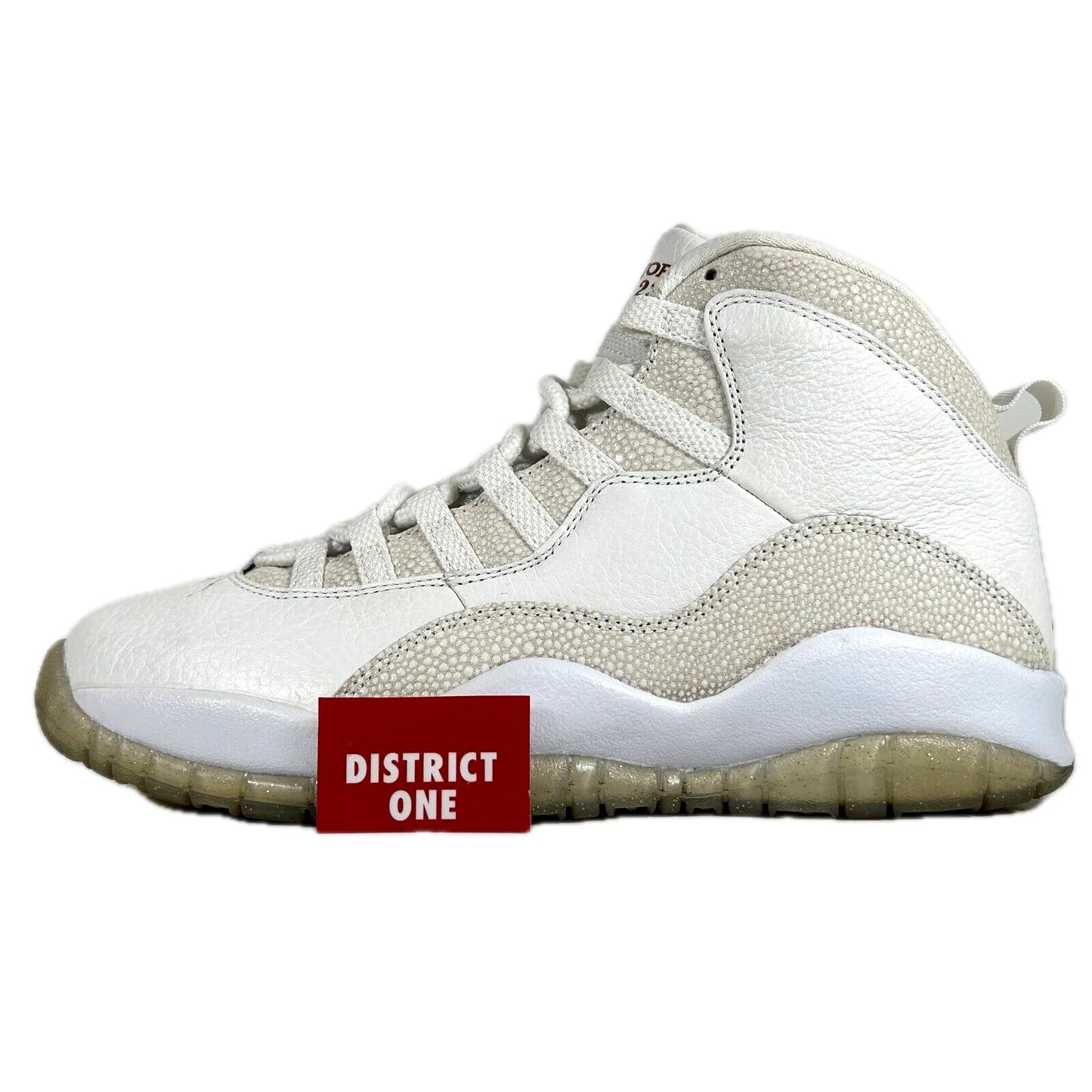 819955 100 Jordan 10 Retro Drake OVO White [USED] - 8 M (Used) (Missing Insoles)
