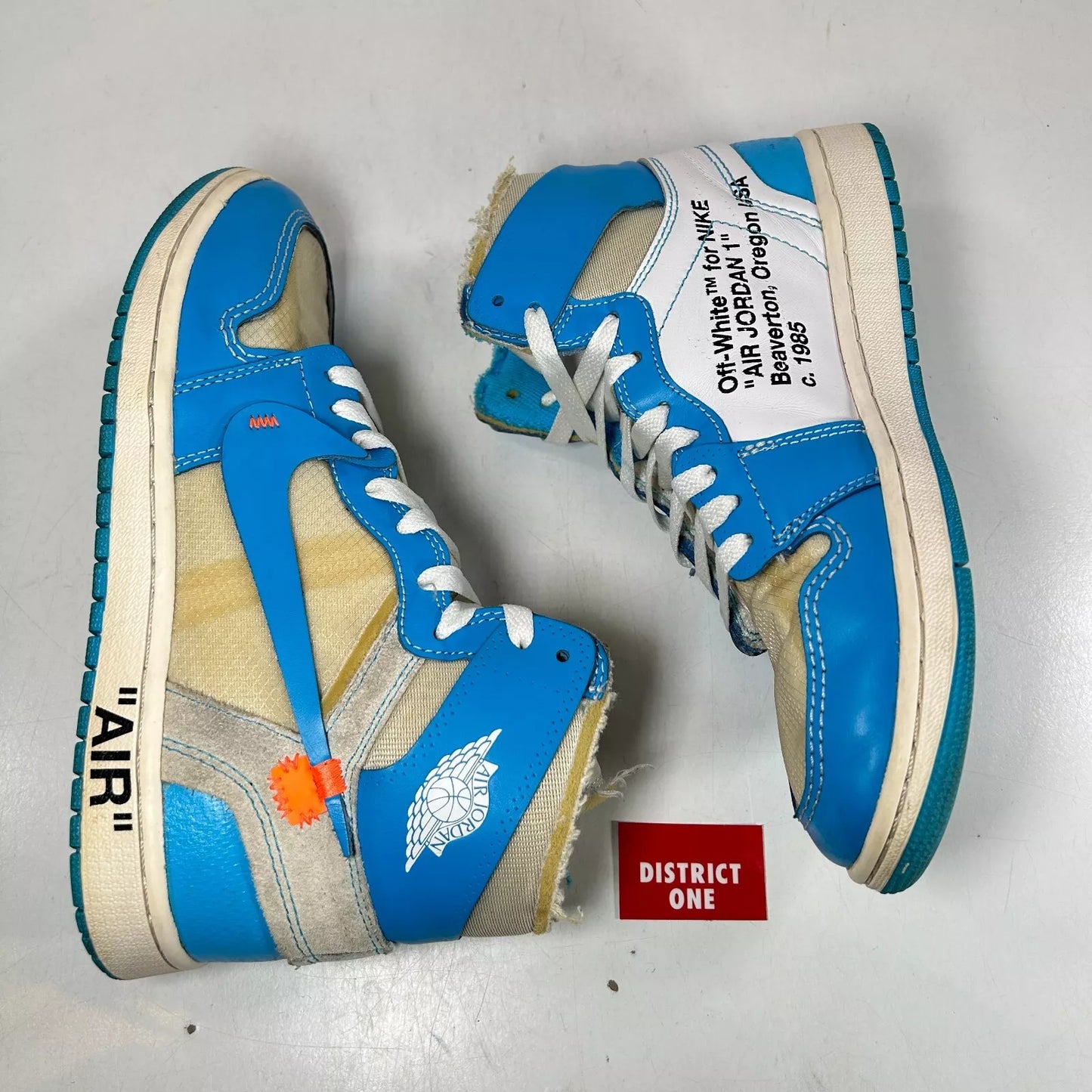 AQ0818 148 Jordan 1 Retro High Off-White UNC [USED] - 8 M (Used2)