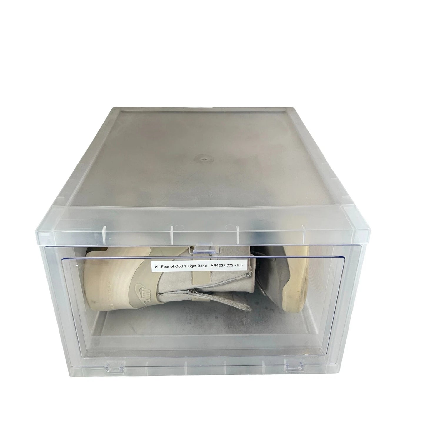 AR4237 002 Nike Air Fear Of God 1 Light Bone [USED] - 8.5 M (Used) (Replace Box)