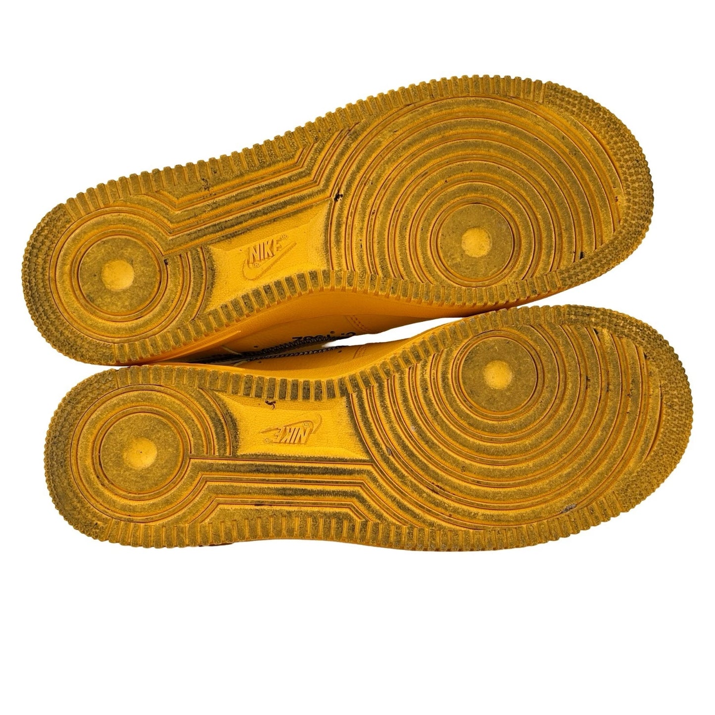 DD1876 700 Nike Air Force 1 Low Off-White ICA University Gold [USED] - 7 M (Used)