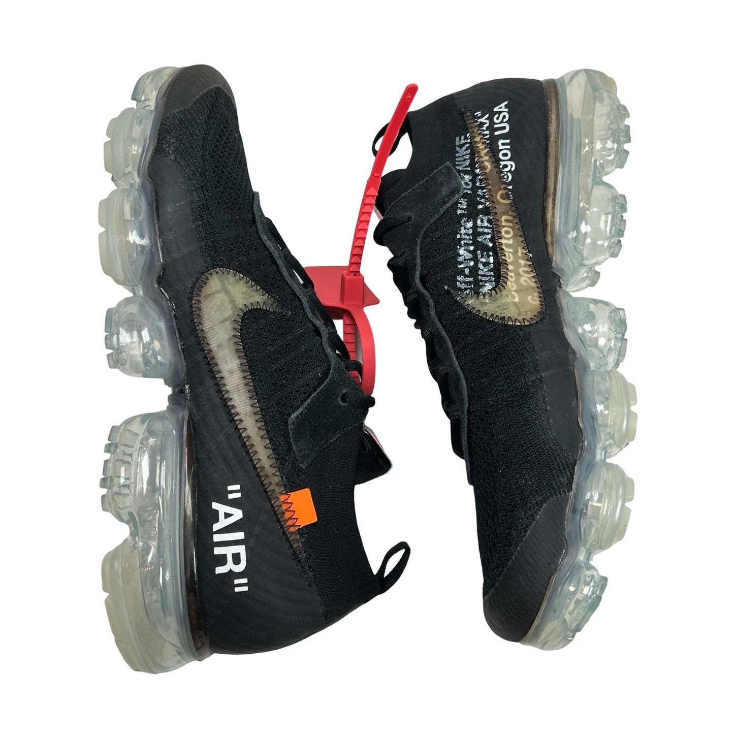 AA3831 002 Nike Air VaporMax Off-White Black (2018) - 9 M (Yellowing) (No Box)