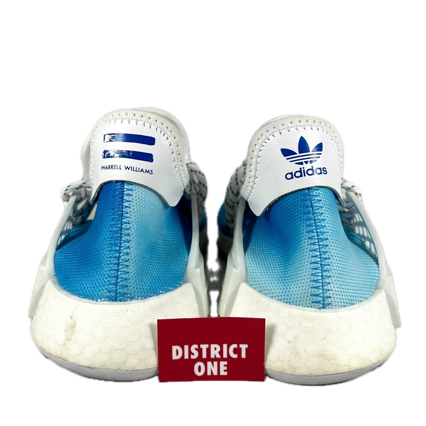F99763 adidas Pharrell NMD HU China Pack Peace (Blue) [USED] - 7 M (used) (No Box)