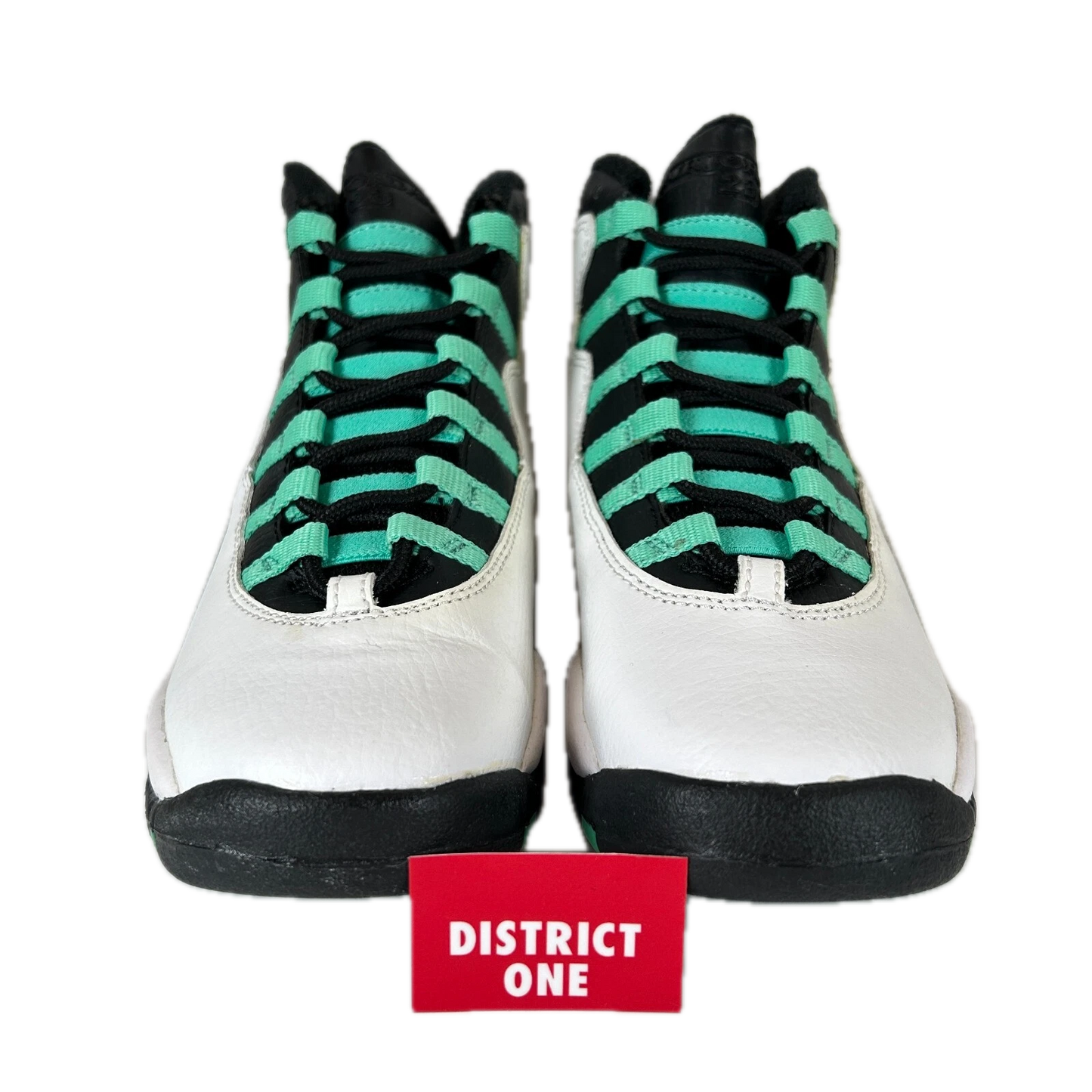 705180 118 Jordan 10 Retro Verde (GS) (2015) - 4.5 Y (Yellowing)