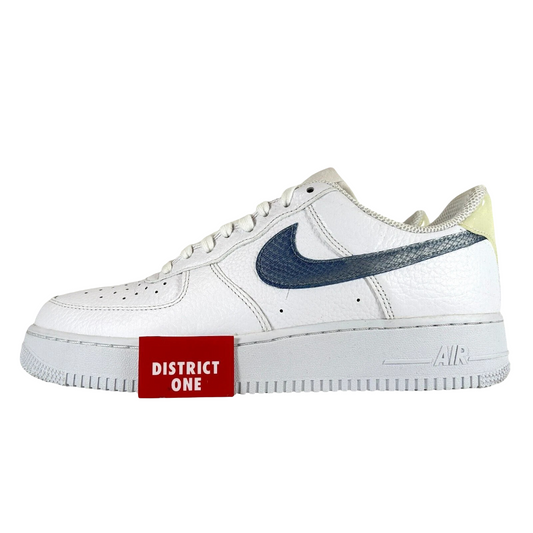 CW7567 100 Nike Air Force 1 Low Pony Hair Snakeskin Midnight Turquoise [USED] - 9.5 (VNDS)