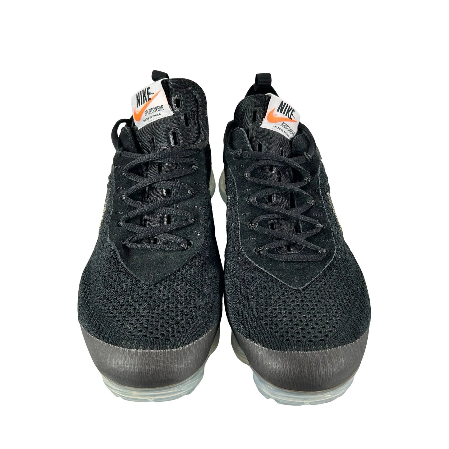 AA3831 002 Nike Air VaporMax Off-White Black (2018) - 9 M (Swooshes Yellowing) (Replace Box)
