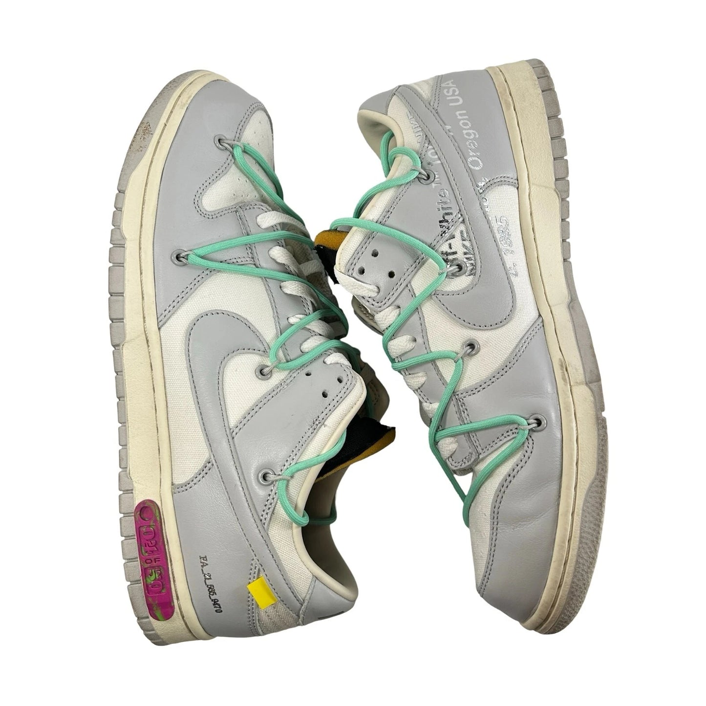 DM1602 114 Nike Dunk Low Off-White Lot 4 [USED] - 11.5 M (Used)