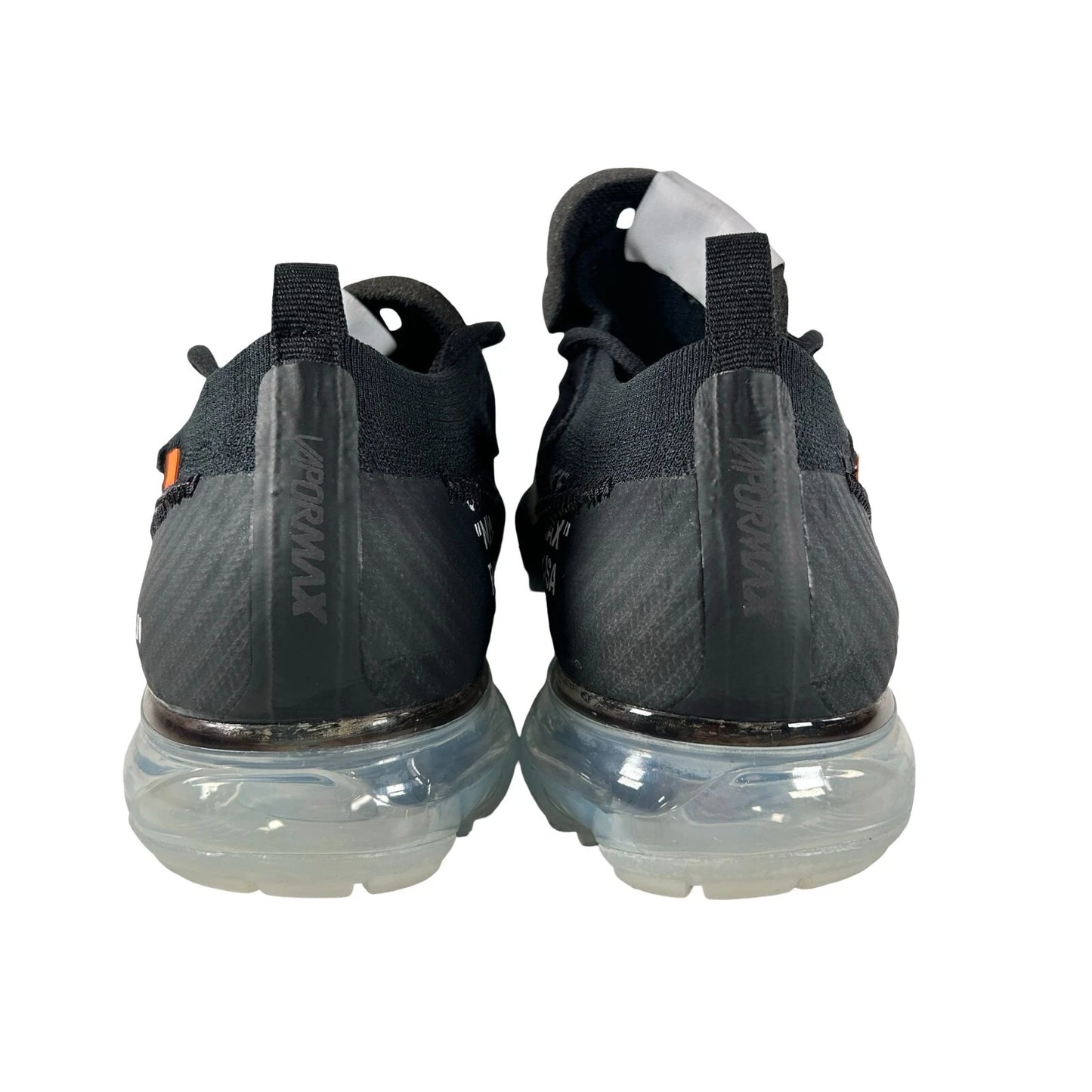 AA3831 002 Nike Air VaporMax Off-White Black (2018) - 9 M (Swooshes Yellowing) (Replace Box)