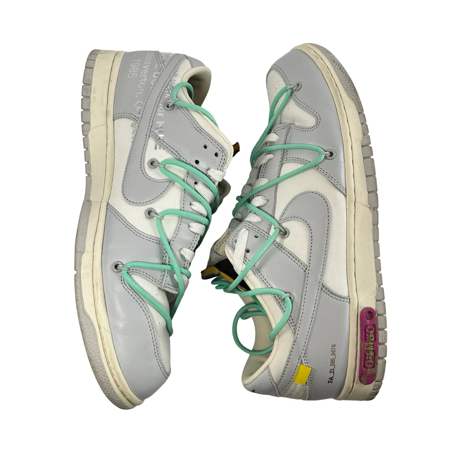 DM1602 114 Nike Dunk Low Off-White Lot 4 [USED] - 11.5 M (Used)