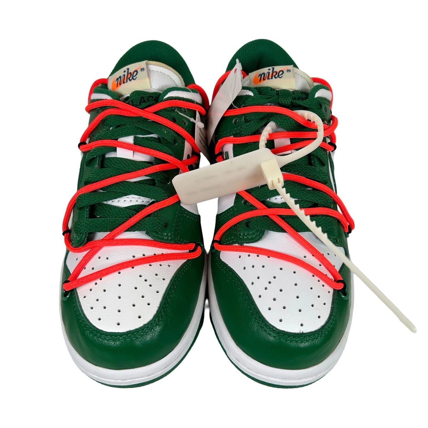CT0856 100 Nike Dunk Low Off-White Green - 5 M (Foam Yellowing) (Damaged Box)