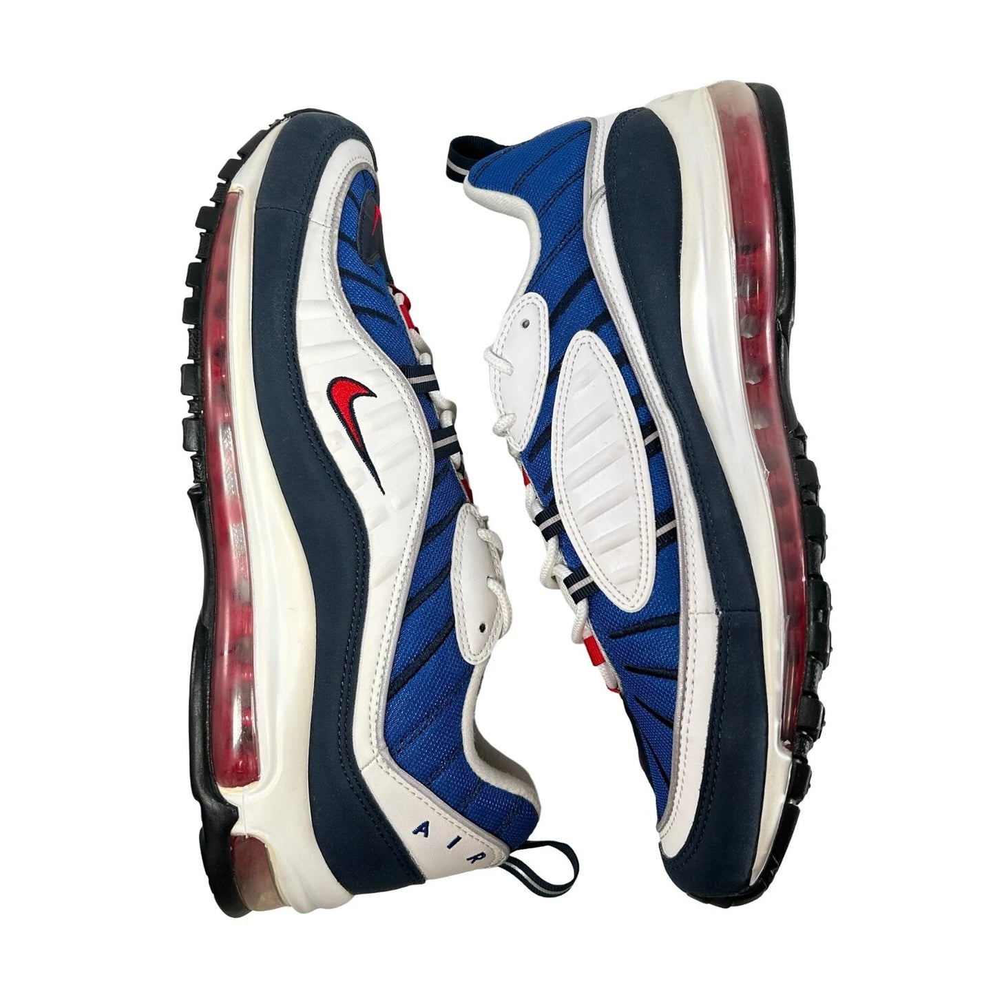 640744 100 Nike Air Max 98 Gundam (2018) - 11 M (Midsoles Yellowing)
