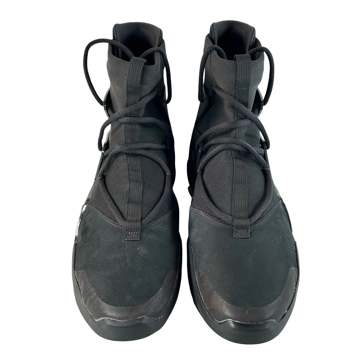 AR4237 005 Nike Air Fear of God 1 Triple Black [USED] - 14 M (Used) (Replace Box)