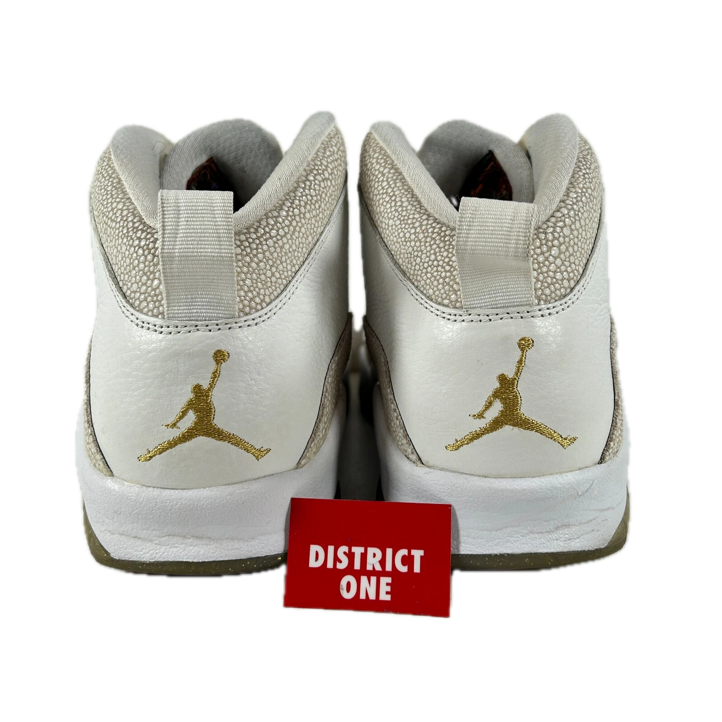 819955 100 Jordan 10 Retro Drake OVO White [USED] - 9.5 M (Used)